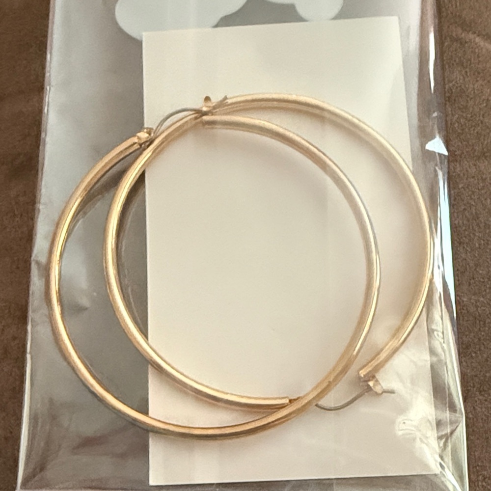 Chic Gold Hoop Earrings